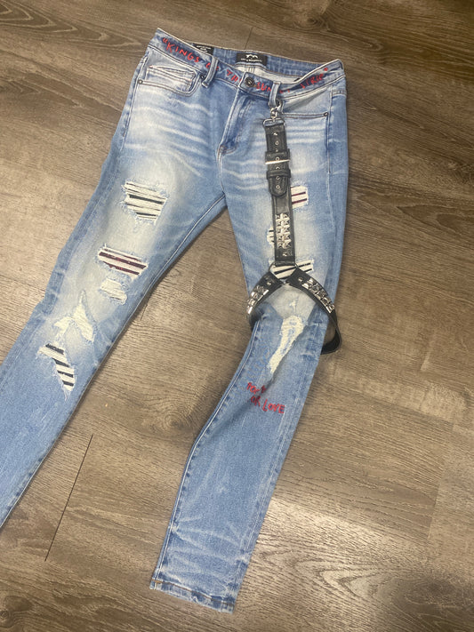 Cult jeans punk super skinny